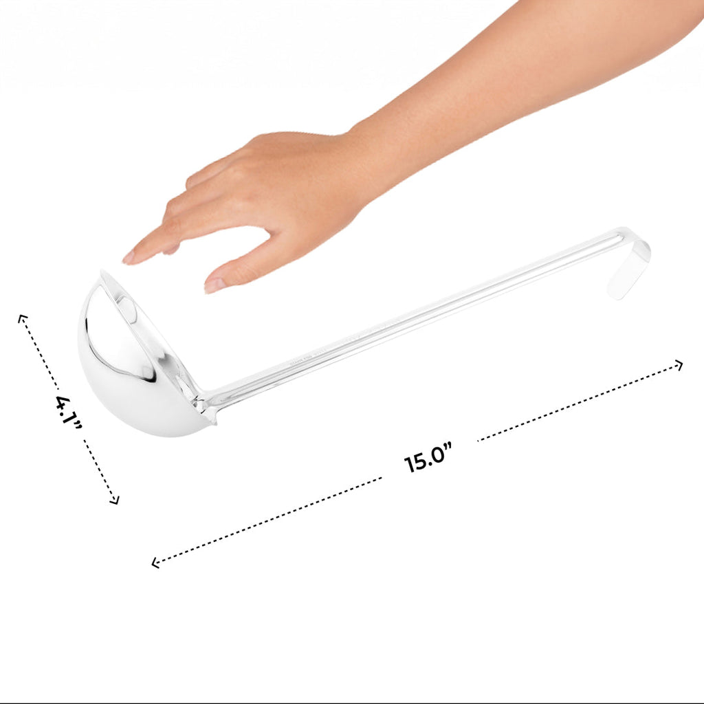 Met Lux 8 oz Stainless Steel Serving Ladle