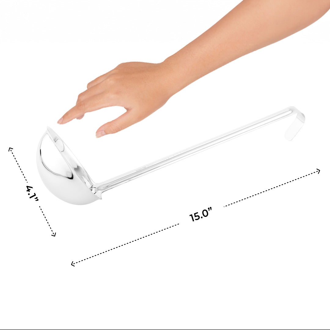 Met Lux 8 oz Stainless Steel Serving Ladle